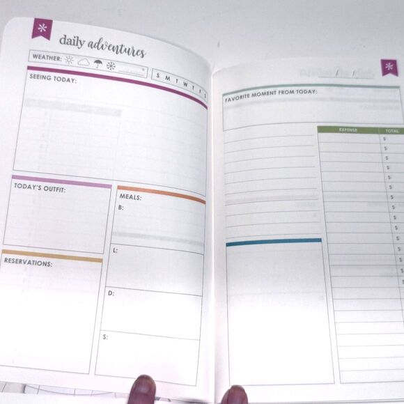 NEW Erin Condren Travel Journal Petite Planner 5.7" x 8.25" You Are On Your Way - Picture 7 of 7